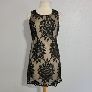 Blue pepper lace overlay dress  sz M